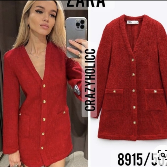 💥Bloggers Favorite Zara Textured Dress - Picture 4 of 13